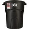 Do It Best Roughneck 32 Gal. Black Trash Can with Lid 608017 - alternate 3