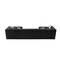 Homeroots Black Velvet Modular U Shaped Four Piece Sofa and Chaise Sectional With Toss Pillows 644108 - alternate 17