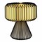 Jonathan Y Zelda 12.8" Modern Art Deco Paper Pleated Shade Accent LED Table Lamp, Black/Off-White JYL9107C - alternate 6