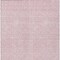 Homeroots 3' X 5' Pink And Silver Geometric Washable Indoor Outdoor Area Rug 594491 - alternate 8
