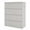Hirsh 42" W 4 Drawer Lateral File Cabinet, Light Gray, A4/Legal/Letter 17461 - alternate 3