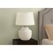 Homeroots 20" Cream Concrete Urn Table Lamp With Cream Empire Shade 545868 - alternate 8