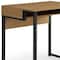Homeroots 32" Natural and Black Writing Desk 543767 - alternate 6
