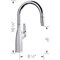 Blanco Rivana Pull Down 1.5 gpm, Chrome 442677 - alternate 3