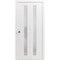 Sartodoors Sliding Closet Bi-fold Doors, Planum 0660 Painted White with Frosted Glass, Sturdy Tracks Moldings PLANUM0660BF-BEM-60 x 84 (2* 30x84) - alternate 1