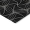 Homeroots 3' X 5' Black And Ivory Geometric Washable Indoor Outdoor Area Rug 614059 - alternate 7