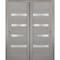 Sartodoors Sliding Closet Bypass Doors 84x84 inches Solid Core Modern Interior QUADRO4113DBD-SS-8484 - alternate 1
