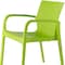 Homeroots Set of Two Green Heavy Duty Plastic Outdoor Stacking Dining Chairs, 2PK 565201 - alternate 4