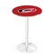 Holland Bar Stool Co 42" Chrome Carolina Hurricanes Pub Table, 36" dia. Top L214C4236CarHur - alternate 1