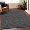 Homeroots 9' X 12' Black And Ivory Geometric Washable Indoor Outdoor Area Rug 602345 - alternate 7