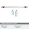 Amerock Highland Ridge 10-1/16 inch 256mm Center-to-Center Polished Nickel Cabinet Pull BP55329PN - alternate 3