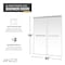 Anzzi 76in x 56-60 in. Frameless Sliding Shower Door in Polished Chrome , 3/8in Tempered Clear Glass SD-AZ21-02CH - alternate 9