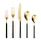 Mepra Fantasia Ice Gold Flatware Set - 5 Pieces - Black 10N622005OI - alternate 1