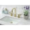Kingston Brass Widespread Bathroom Faucet with Push Pop-Up Drain, Polished Brass KS1452TKL - alternate 5