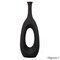 Uniquewise 30-Inch Frosted Black Fiberglass Tall Floor Vase - Decorative Vase for Modern Home Decor QI004676.S - alternate 1