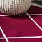 Jonathan Y Cole Minimalist Diamond Trellis Red/White 5 ft Round Area Rug SEU102I-5R - alternate 4