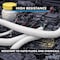 Kable Kontrol Convoluted Split Wire Loom Tubing - 1-1/2" Inside Diameter - 50' Length - White WL907-SP50-WHITE - alternate 6