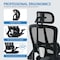 Office Star Products Matrix Manager Chair Matrix Chair, Black Mesh EMH6950CHR-3 - alternate 8