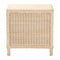 Bali & Pari Lanica Japandi Sun Bleached Rattan 3-Drawer Nightstand 248-13728-ZORO - alternate 9