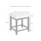Crosley Vista Makeup Vanity Stool CF7007GY-DG - alternate 8
