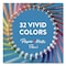 Paper Mate Flair Felt Tip Porous Point Pen, Stick, Medium 0.7 mm, Black Ink, Black Barrel, 4PK 84344 - alternate 6