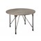 Homeroots 45" X 45" X 30" Gray Oak And Sandy Gray Dining Table 318920 - alternate 1