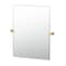 Gatco Latitude II 31.5" Frameless Rectangle Mirror Brushed Brass 4239S - alternate 1