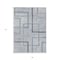Homeroots 9' X 12' Gray Charcoal And Blue Geometric Washable Indoor Outdoor Area Rug 588342 - alternate 9