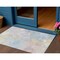 Homeroots 3' X 5' Sky Blue Beige And Gold Abstract Washable Indoor Outdoor Area Rug 618550 - alternate 1