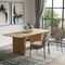 Homeroots 67" Natural Wood Double Pedestal Base Dining Table 721131 - alternate 7