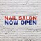 Signmission Nail Salon Now Open, 18 Inch x 48 Inch, Vinyl Banner B-30748 - alternate 5
