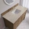 James Martin Vanities Brittany 48" Single Vanity, Pecan w/ 3 CM Tajnar Eclos Top 655-V48-PCN-3TJR - alternate 6