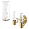 Jonathan Y Bolha 10.75" 2-Light Minimalist Modern Bubble Acrylic/Iron Integrated LED Vanity Light, Brass Gold JYL7223B - alternate 13