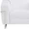 Homeroots 41" White Italian Leather Power Recliner Chair 482247 - alternate 9