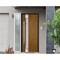 Vdomdoors Steel Door Deux 1713 Natural Oak Sidelight Exterior White Window Stainless Inserts Single Modern Pa DEUX1713EXD-OAKW-W36+14 x H80-Right-hand Inswing - alternate 7