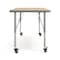 Flash Furniture Wren 48 in x 24 in Adjustable Height Activity Table, Thermal Laminate Top, Standard Legs, Light Natural XU-A2448-REC-LTNAT-T-P-CAS-GG - alternate 9