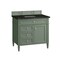 James Martin Vanities Brittany 36" Single Vanity, Smokey Celadon, w/ 3 CM Phantome Eclos Top 650-V36-SC-3PHT - alternate 6