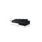 Homeroots 135" Black Corduroy Modular Compression Foam Sofa With Toss Pillows 712968 - alternate 5