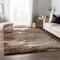 Homeroots 3' X 5' Beige Ivory And Black Abstract Washable Indoor Outdoor Area Rug 643529 - alternate 4