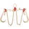 Vevor Binder Chain G80 Tie Down Tow Chain with Hooks 5/16"x10.3' 2 Pack 4900 lbs, 2PK ZGTLS1767875239117810000 - alternate 1