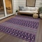 Homeroots 10' X 14' Purple Pink And Yellow Tribal Washable Indoor Outdoor Area Rug 582589 - alternate 9