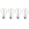 Bulbrite LED Filament 7.6 W Dimmable A19 Light Bulb with Clear Finish and E26 Base, 4000K, 800Lumens, 4PK 776228 - alternate 1