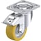 Blickle Swivel Plate Caster, PU, 4", Brake, Caster Wheel/Tread Material: Aluminum/Polyurethane Elastomer LH-ALTH 101K-14-FI - alternate 1