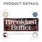 Signmission Breakfast Buffet, 18 Inch x 48 Inch, Vinyl Banner B-30496 - alternate 4