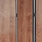 Homeroots 71" Brown Wood Folding Three Panel Screen Room Divider 274689 - alternate 5
