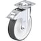 Blickle Swivel Plate Caster, PU, 8", Brake LEH-POTH 200K-14-FI - alternate 1
