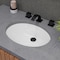 Alfi Brand ALFI brand ABC602 White 23" Oval Undermount Ceramic Sink ABC602 - alternate 1