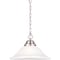 Design House Millbridge 1-Light Satin Nickel Swag Light Fixture 517565 - alternate 1