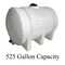 Snyder Industries 525 Gallon Heavy Duty Plastic Horizontal Leg Tank - White 1400000C95003 - alternate 4