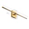 Jonathan Y Makena 28" Modern Minimalist Dimmable Integrated LED Metal Wall Sconce, Brass Gold JYL7022B - alternate 16